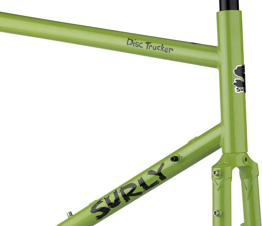 Disc Trucker Frameset - Pea Lime Soup 700