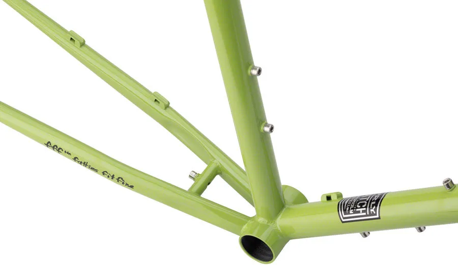 Disc Trucker Frameset - Pea Lime Soup 700