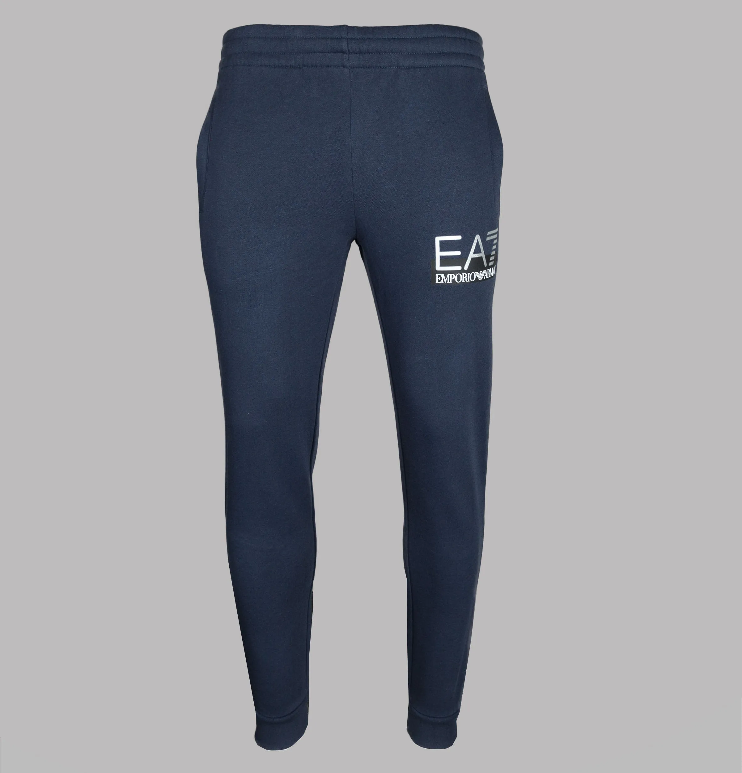 EA7 Visibility Logo Joggers Navy Blue