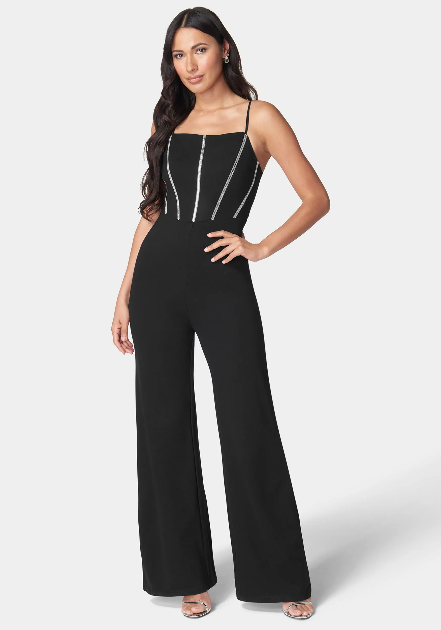 Embellished Corset Jumpsuit