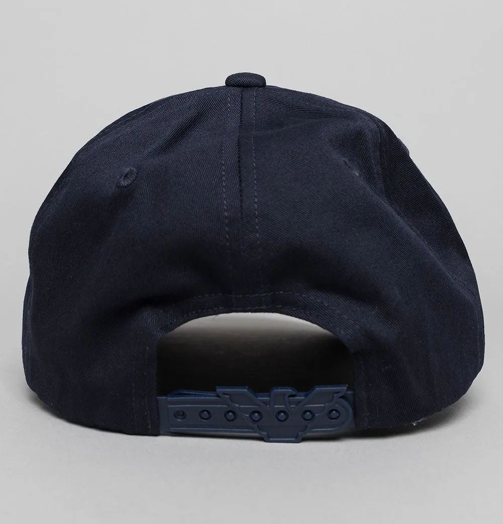 Emporio Armani Embroidered Eagle Logo Cap Blue