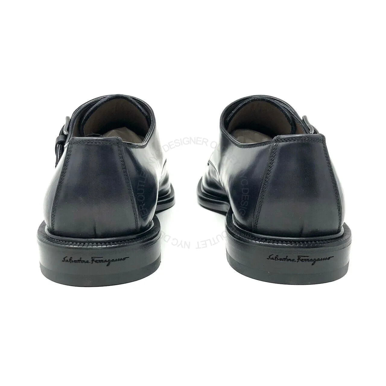 Ferragamo Ramirez Double Monk-Strap Shoes