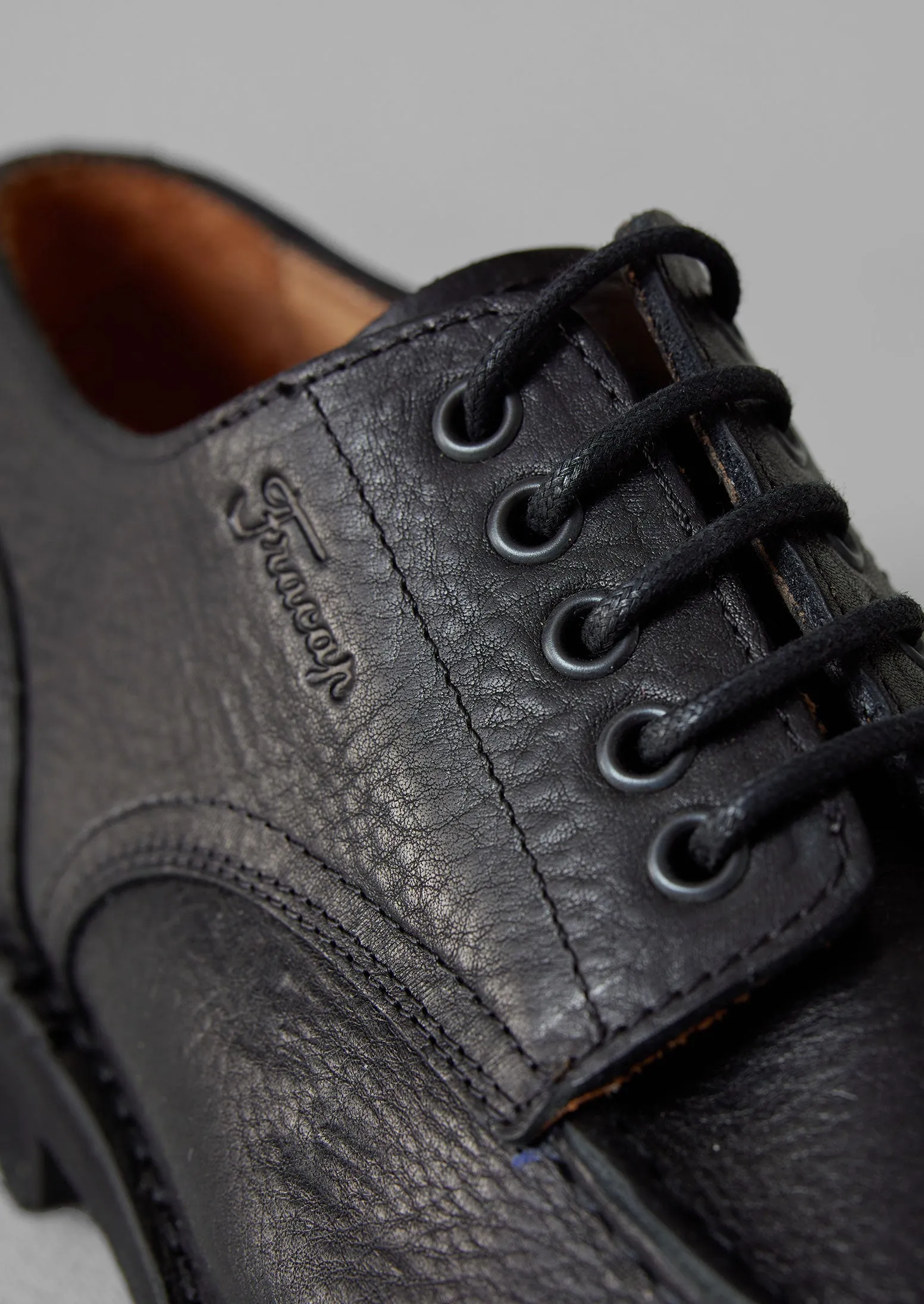 Fracap Postman Shoes | Black