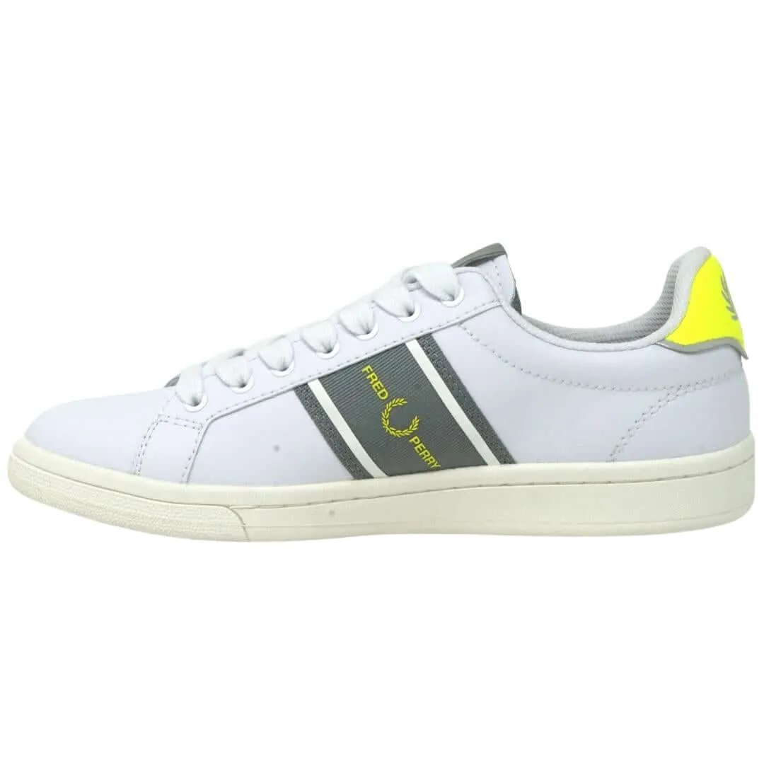 Fred Perry Leather White Trainers