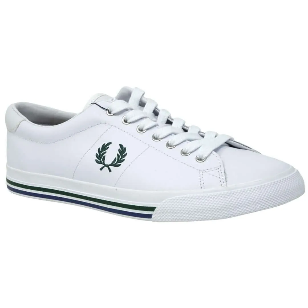 Fred Perry Underspin Leather White Trainers