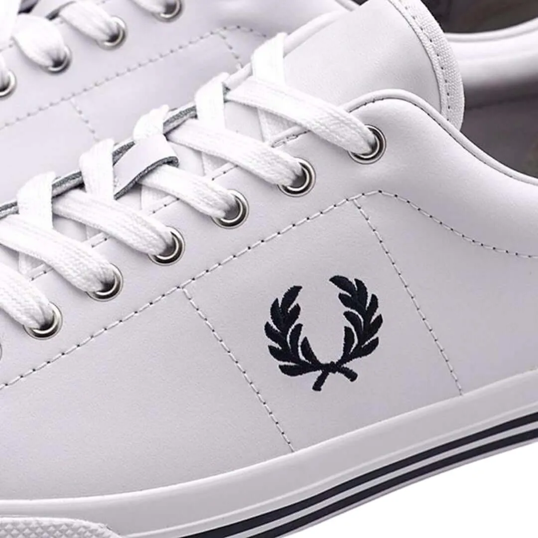 Fred Perry Underspin Leather White Trainers