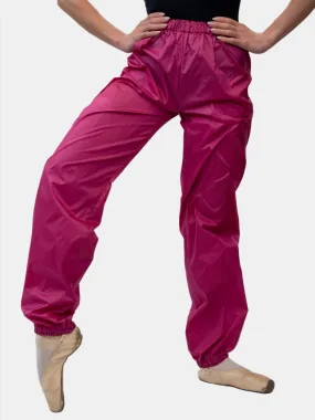 Fuchsia Warm-Up Dance Trash Bag Pants MP5003