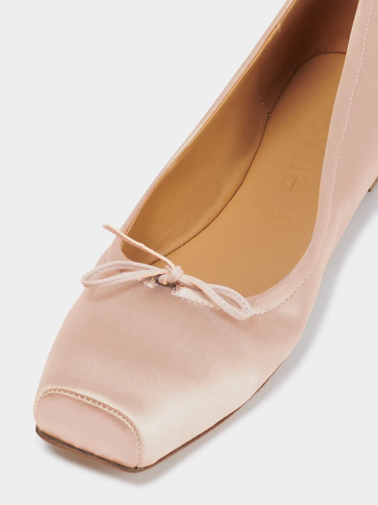 Gabriella Satin Ballet Flats