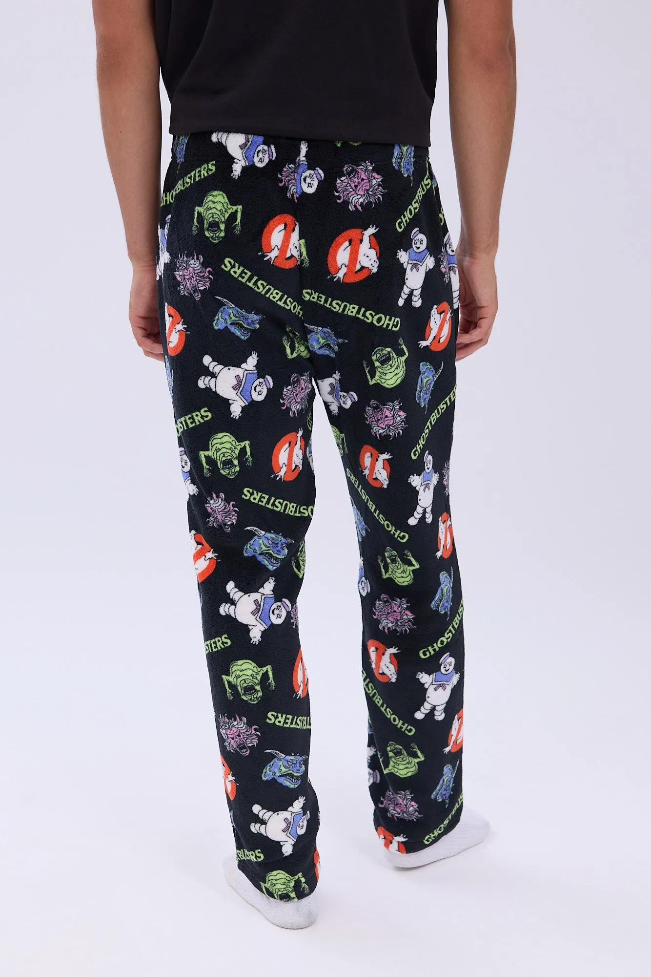 Ghostbusters Printed Plush Pajama Pants