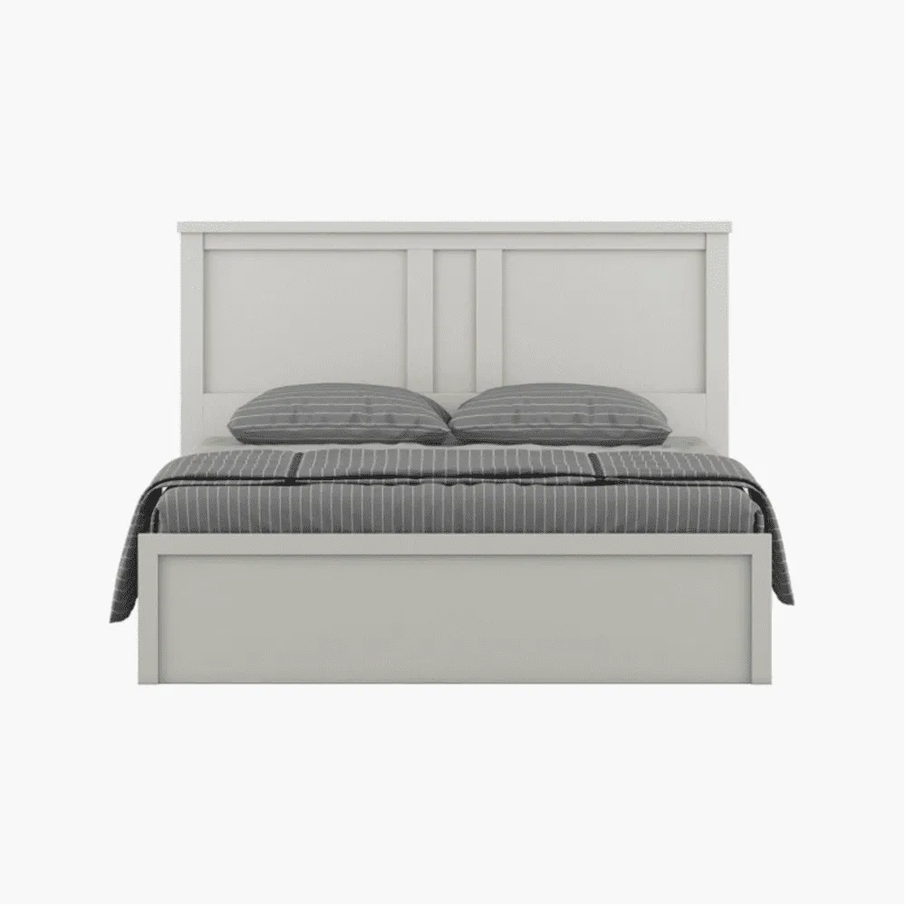 Helios PU Polish Bed in White Color