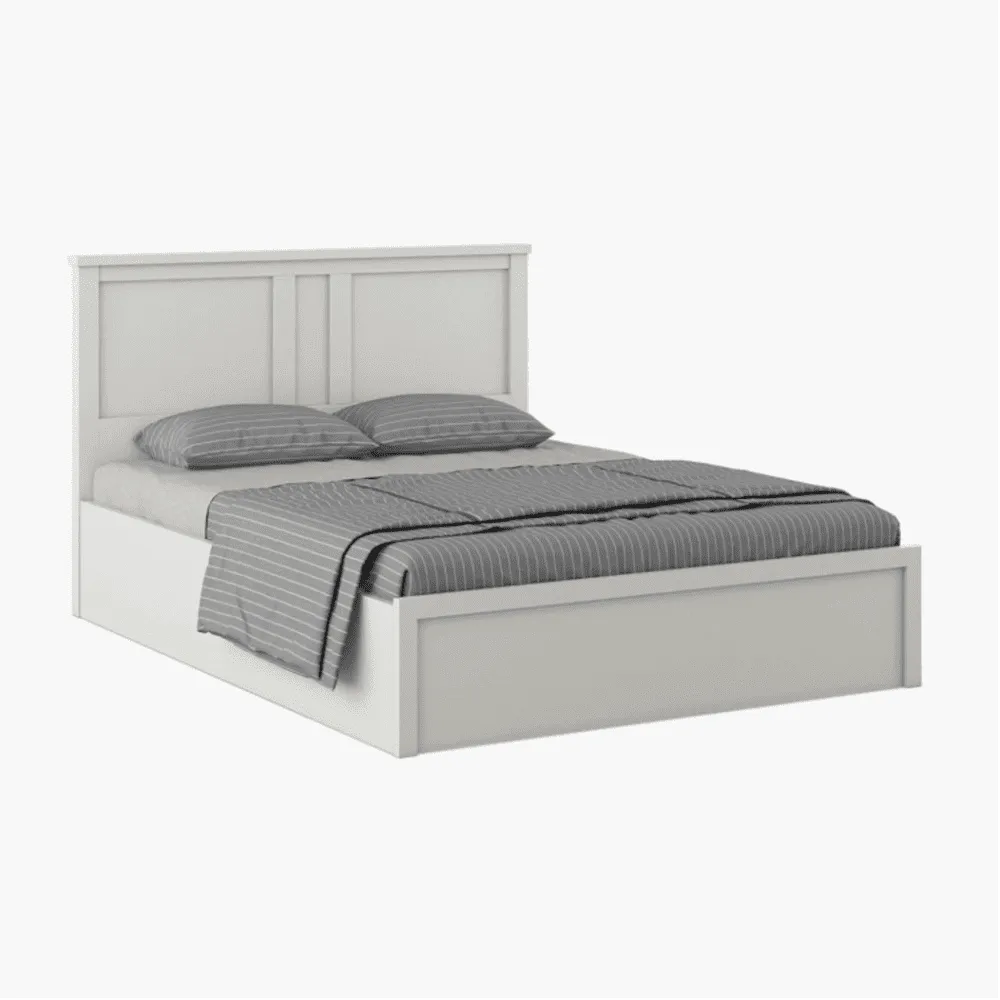 Helios PU Polish Bed in White Color