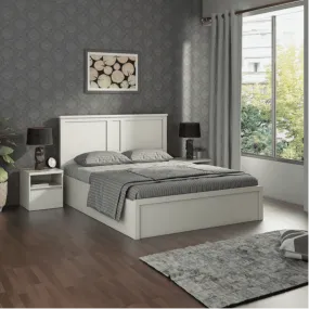 Helios PU Polish Bed in White Color