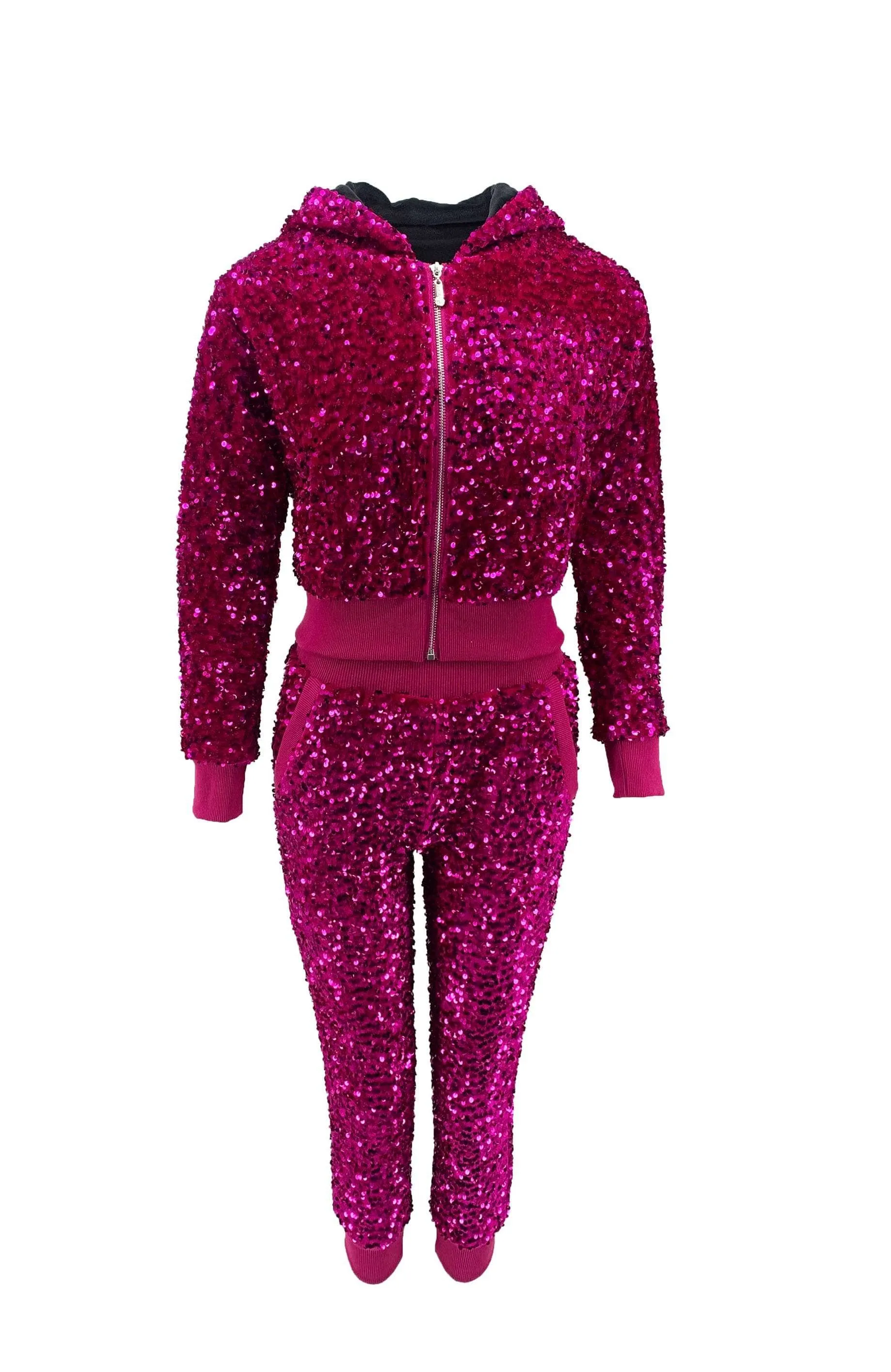 Hot Pink Magic Sequin Set