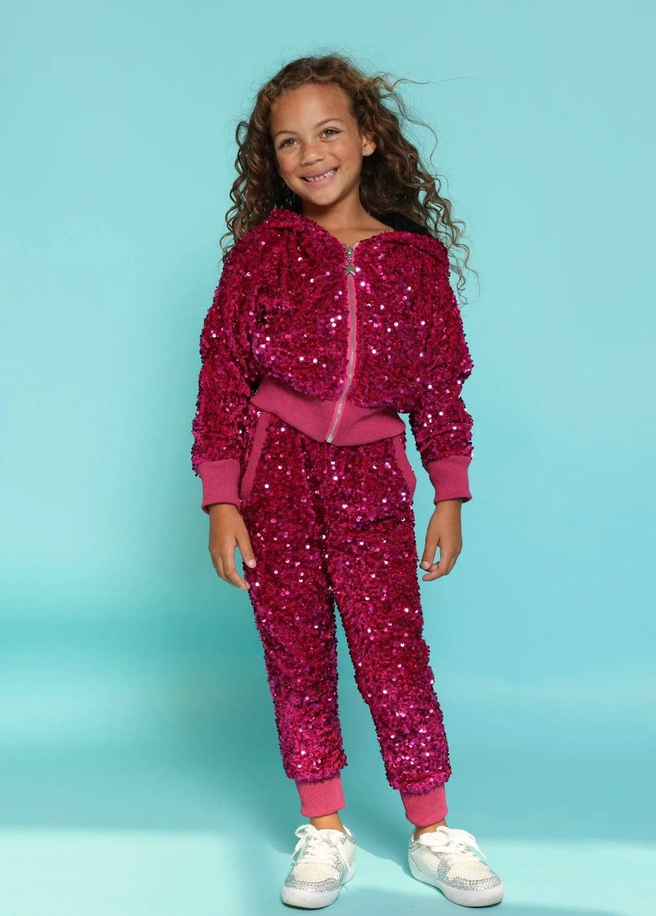 Hot Pink Magic Sequin Set