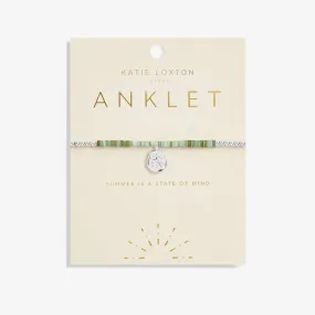 Katie Loxton "Summer is a State of Mind" Anklet Silver