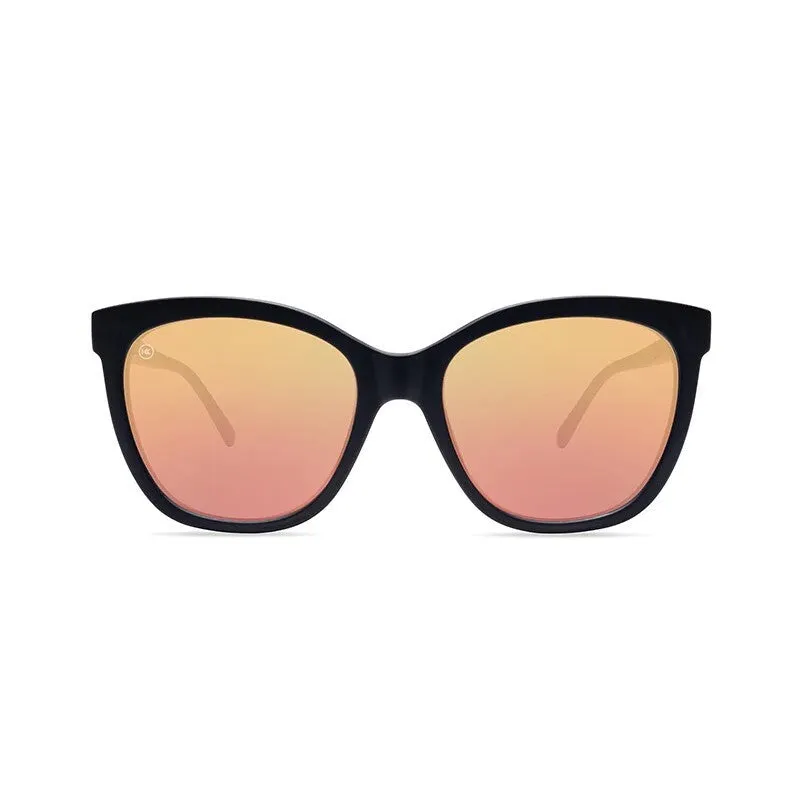 Knockaround Sunglasses | Deja Views | Matte Black / Rose Gold