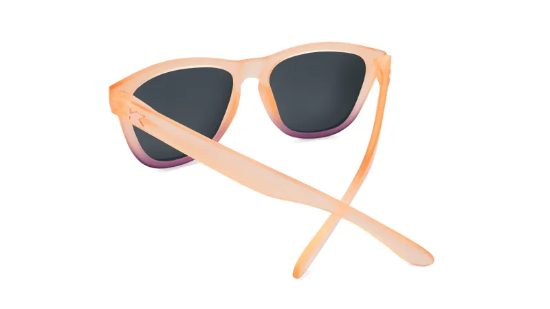 Knockaround Sunglasses | Premiums | Frosted Rose Quartz Fade / Rose