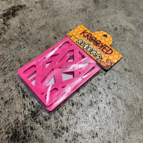 KROOKED 1/8" RISERS (HOT PINK)