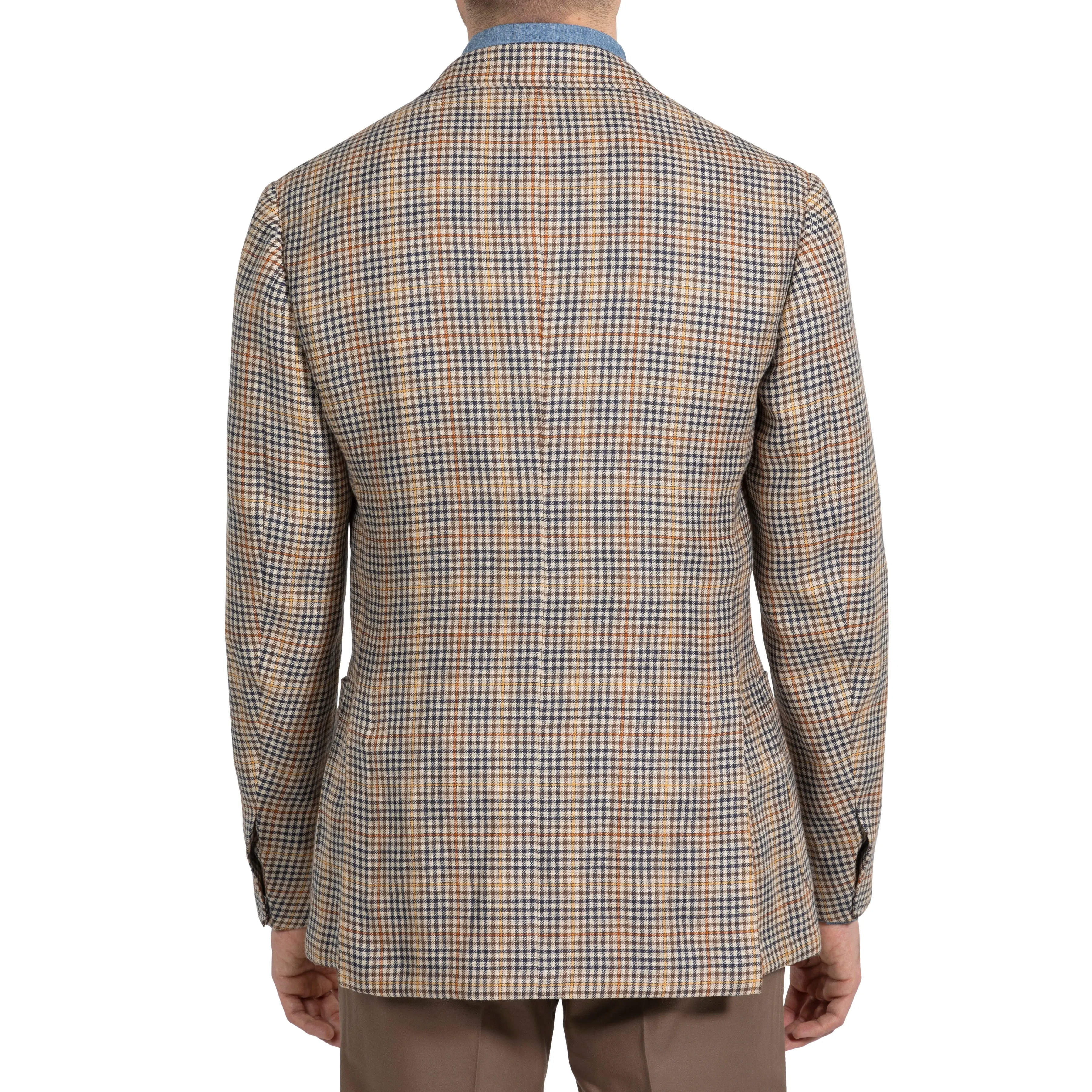 Linen/Wool Check Model 3 Sport Coat