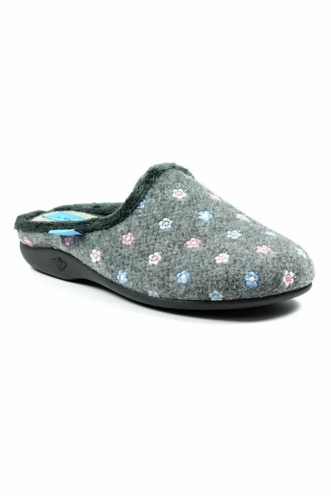 Lunar Ladies Slippers Dayton KLA 179 in Grey