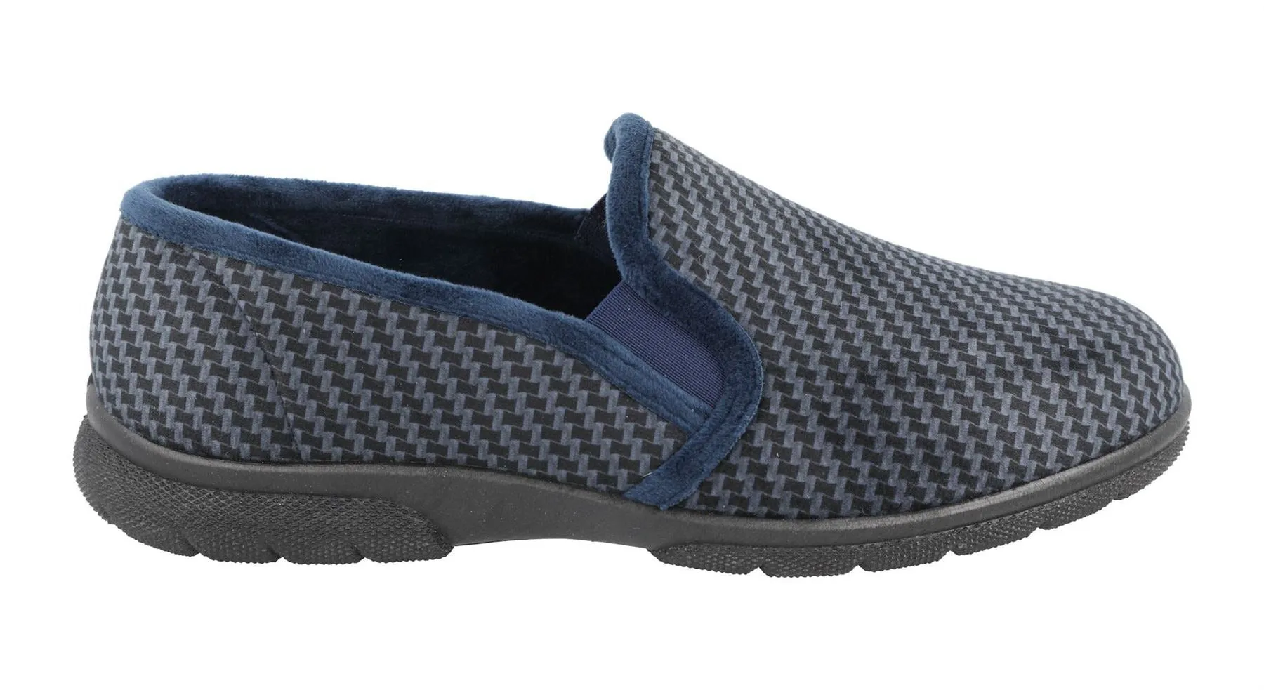 Men's Wide Fit DB Glen Slip On Slippers