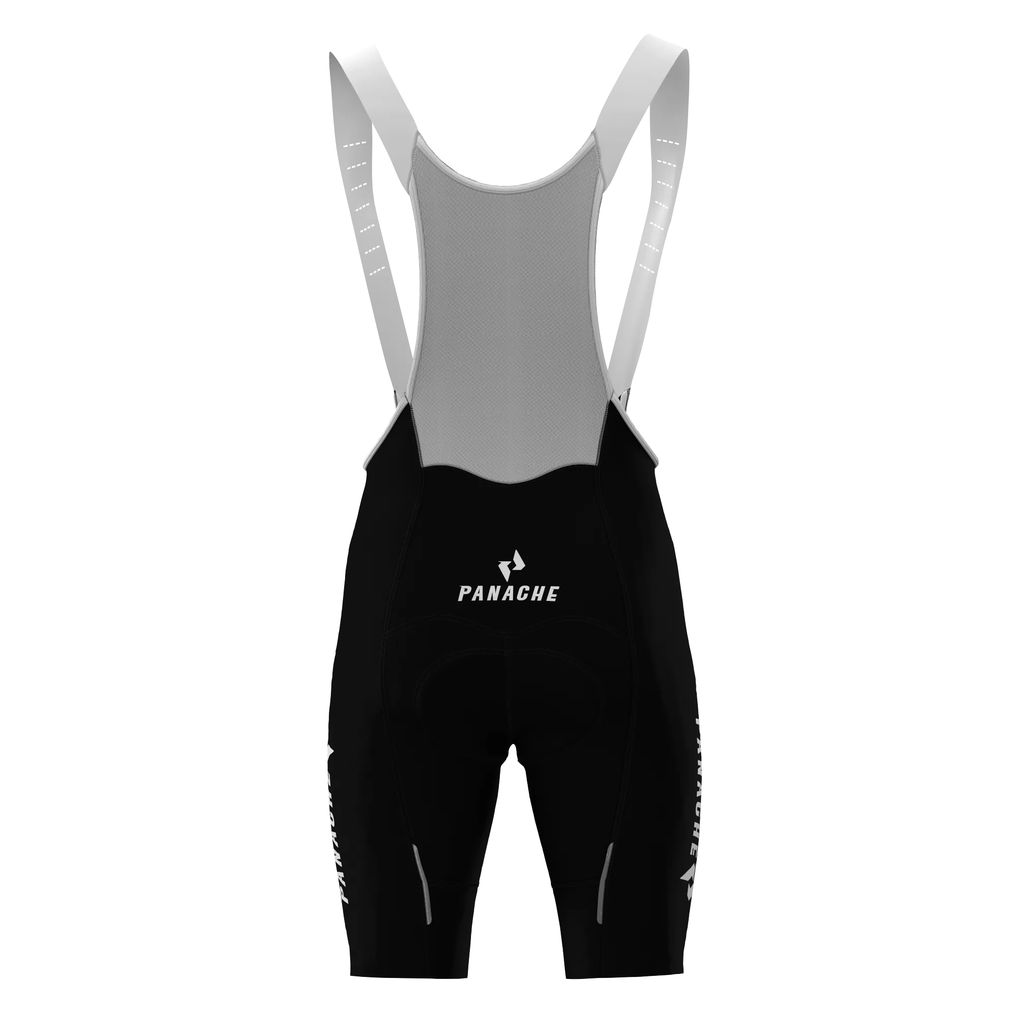 Men's WT 2ND SKIN Bib Short - Black w/Panache Logo