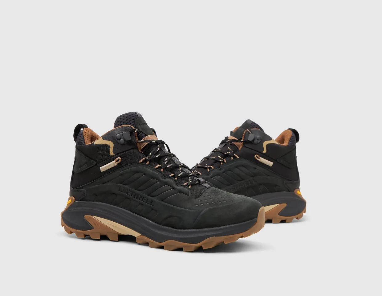 Merrell Moab Speed 2 Leather Mid Waterproof / Black