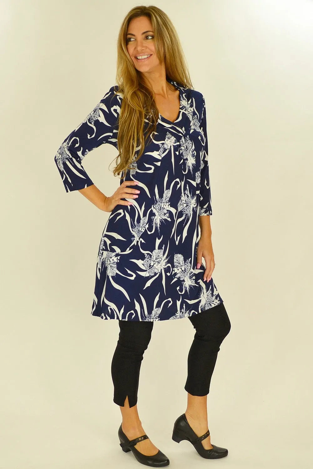 Navy Nora Tunic