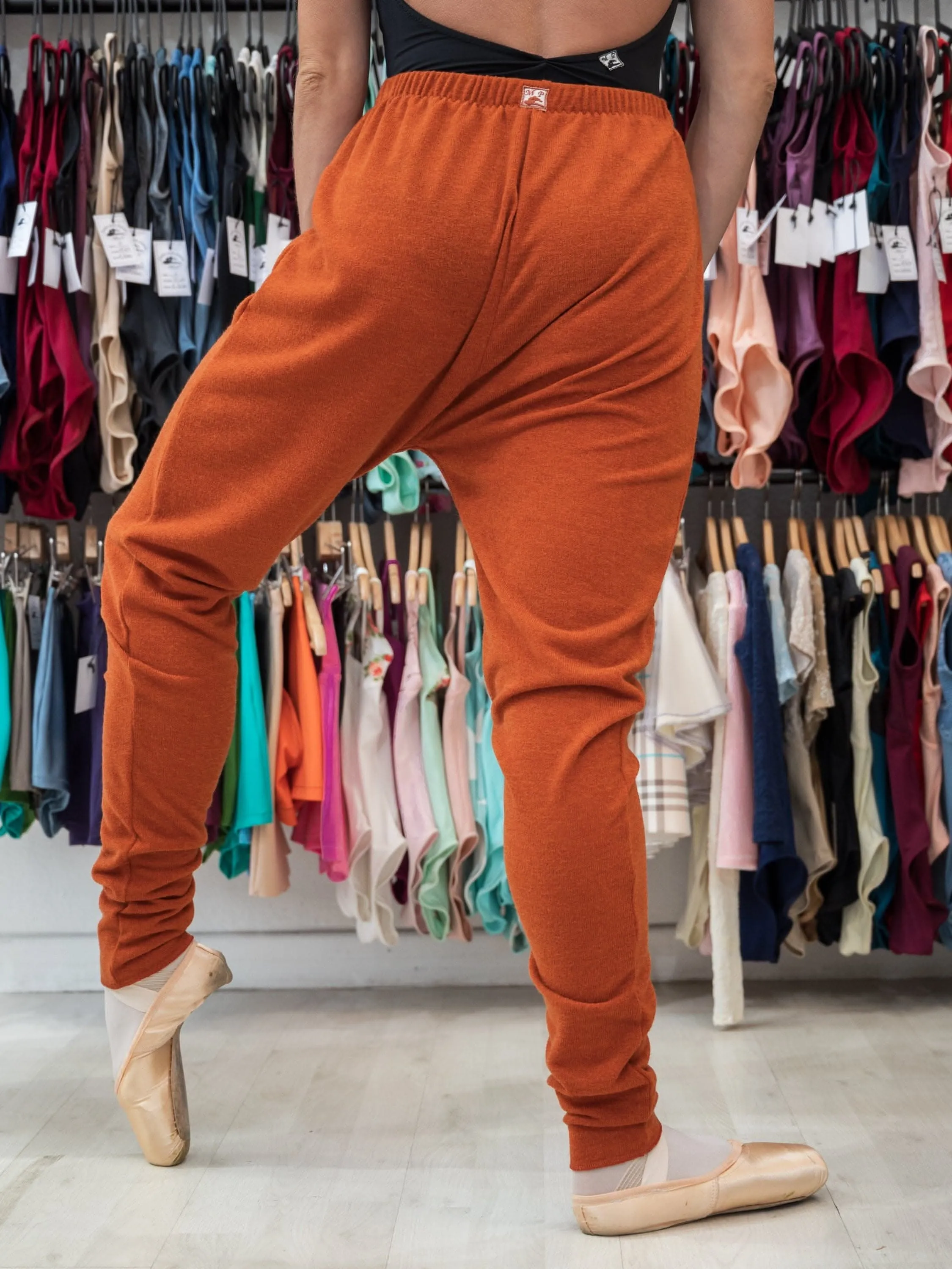 Orange Warm-up Dance Harem Pants MP912