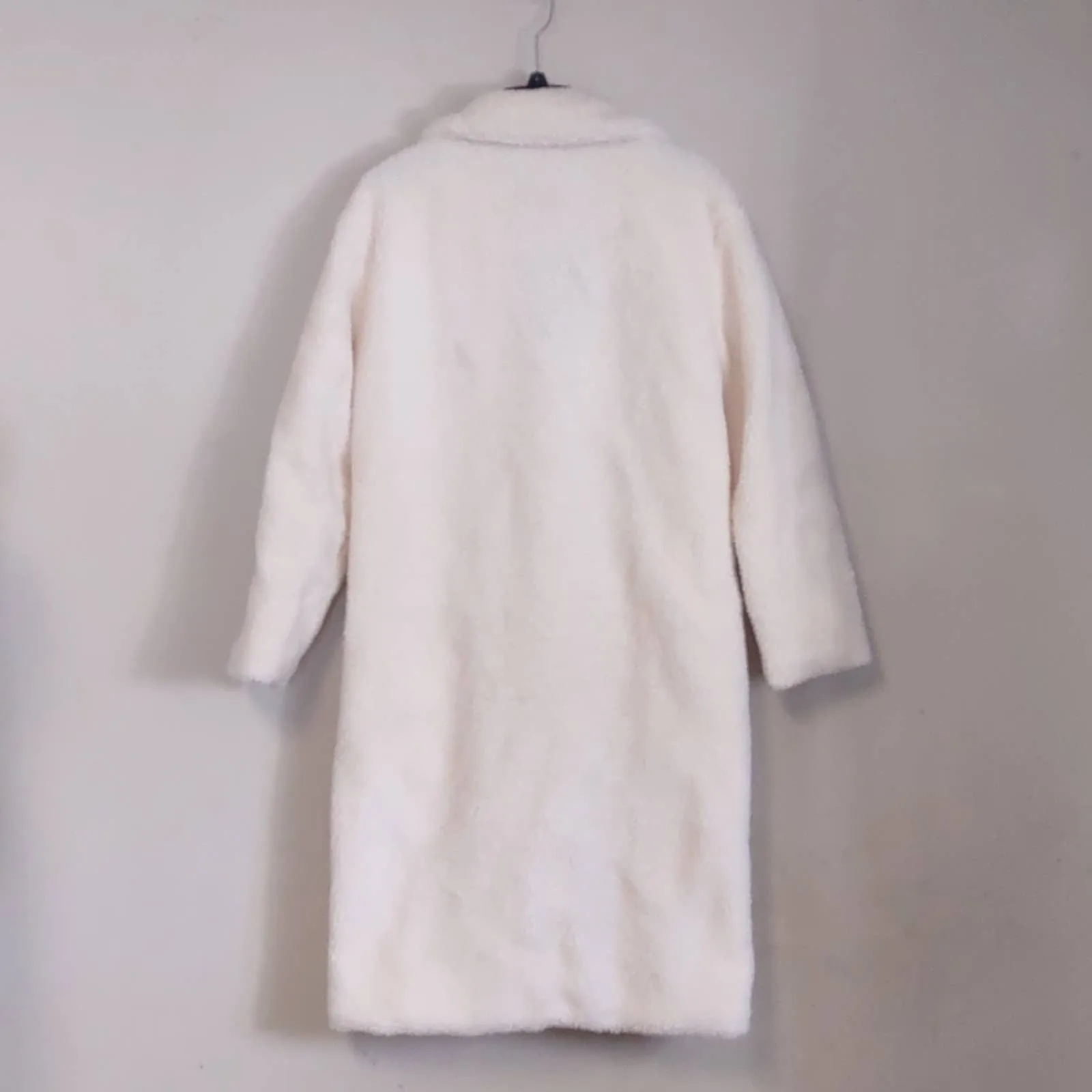 Pretty Little Thing Tall Cream Borg Midi Teddy Coat