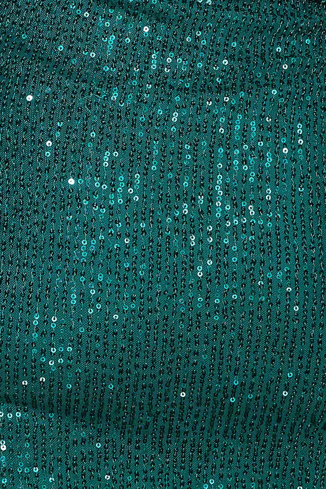 Secrets Of Mine Sequin Dress Teal