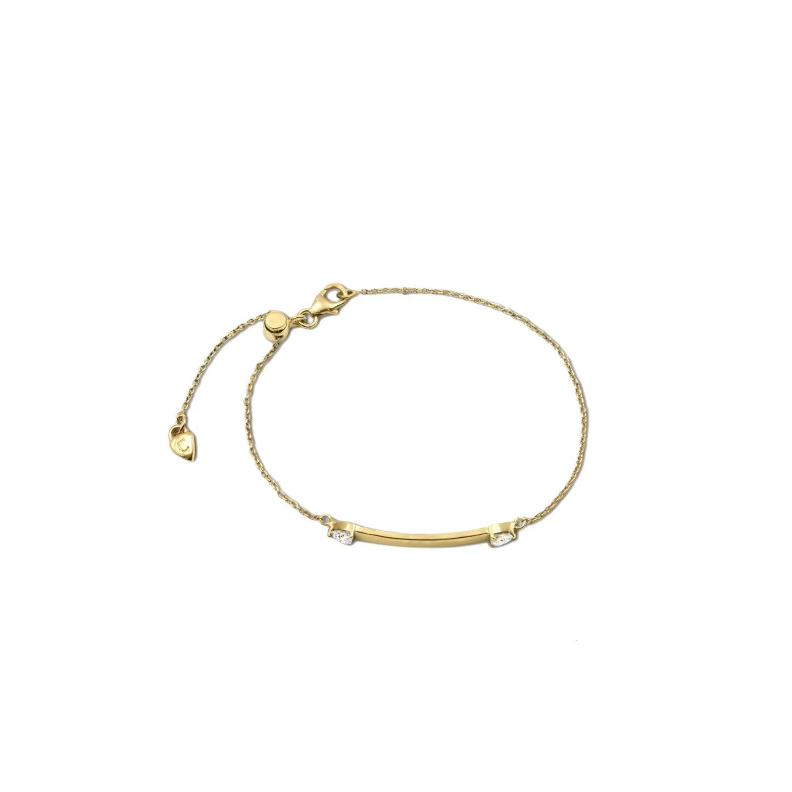 Theia - Vermeil & Sterling Silver Plaque Bracelet