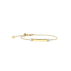 Theia - Vermeil & Sterling Silver Plaque Bracelet