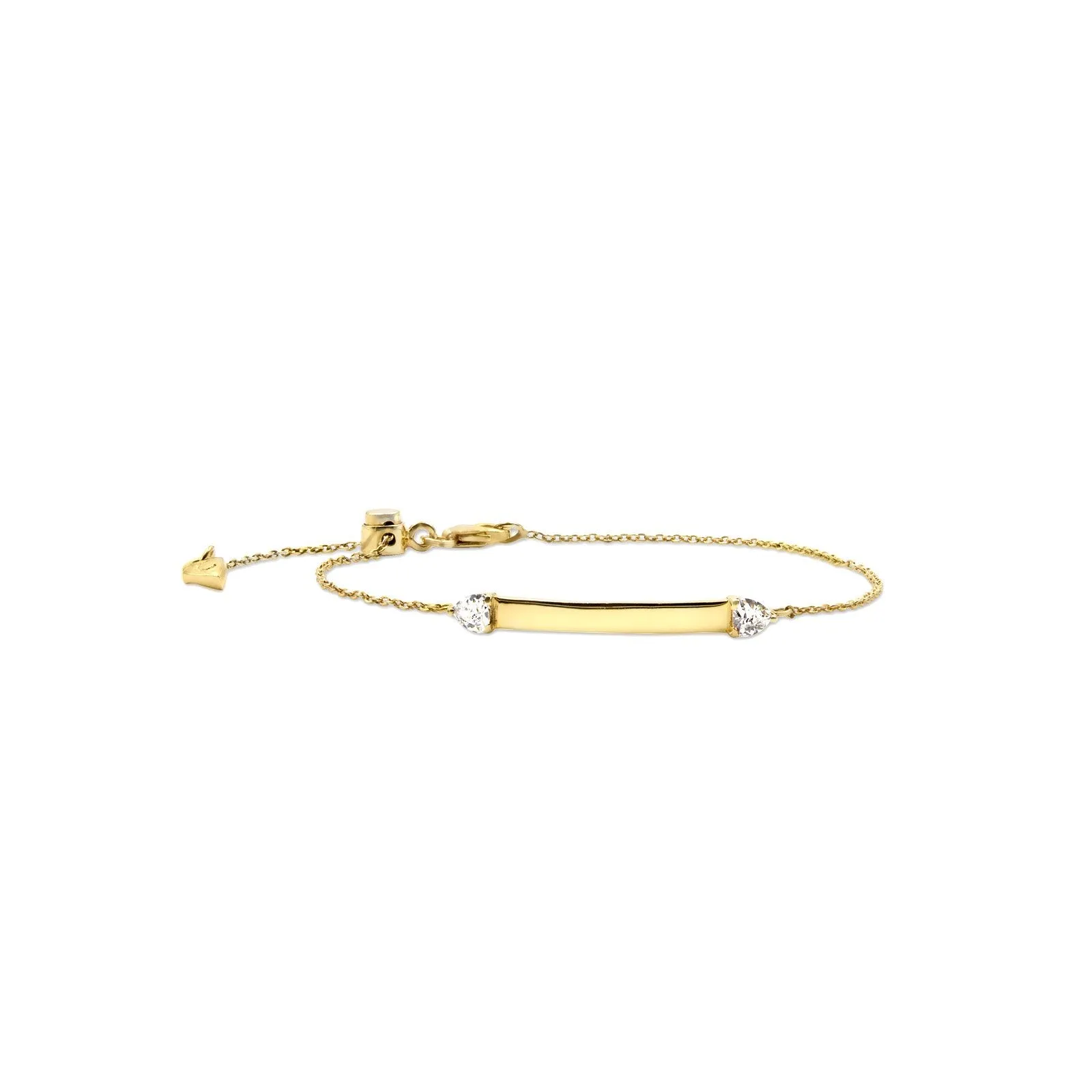 Theia - Vermeil & Sterling Silver Plaque Bracelet