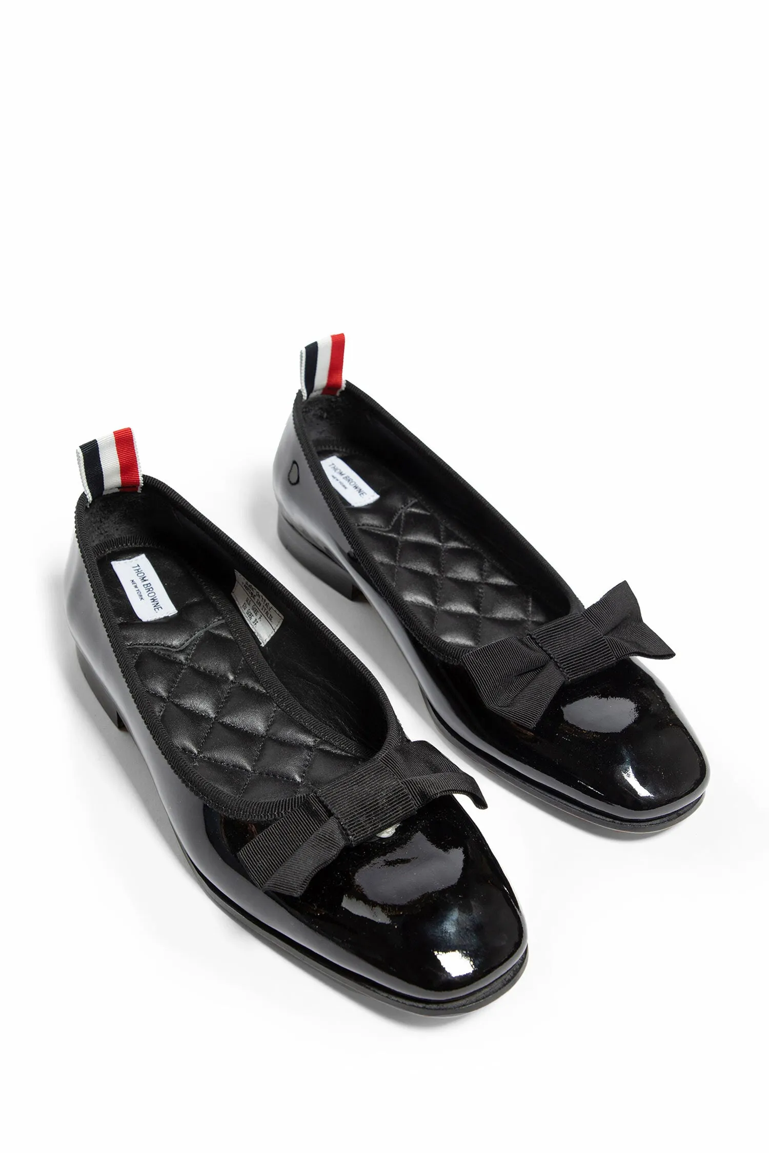 THOM BROWNE WOMAN BLACK FLATS