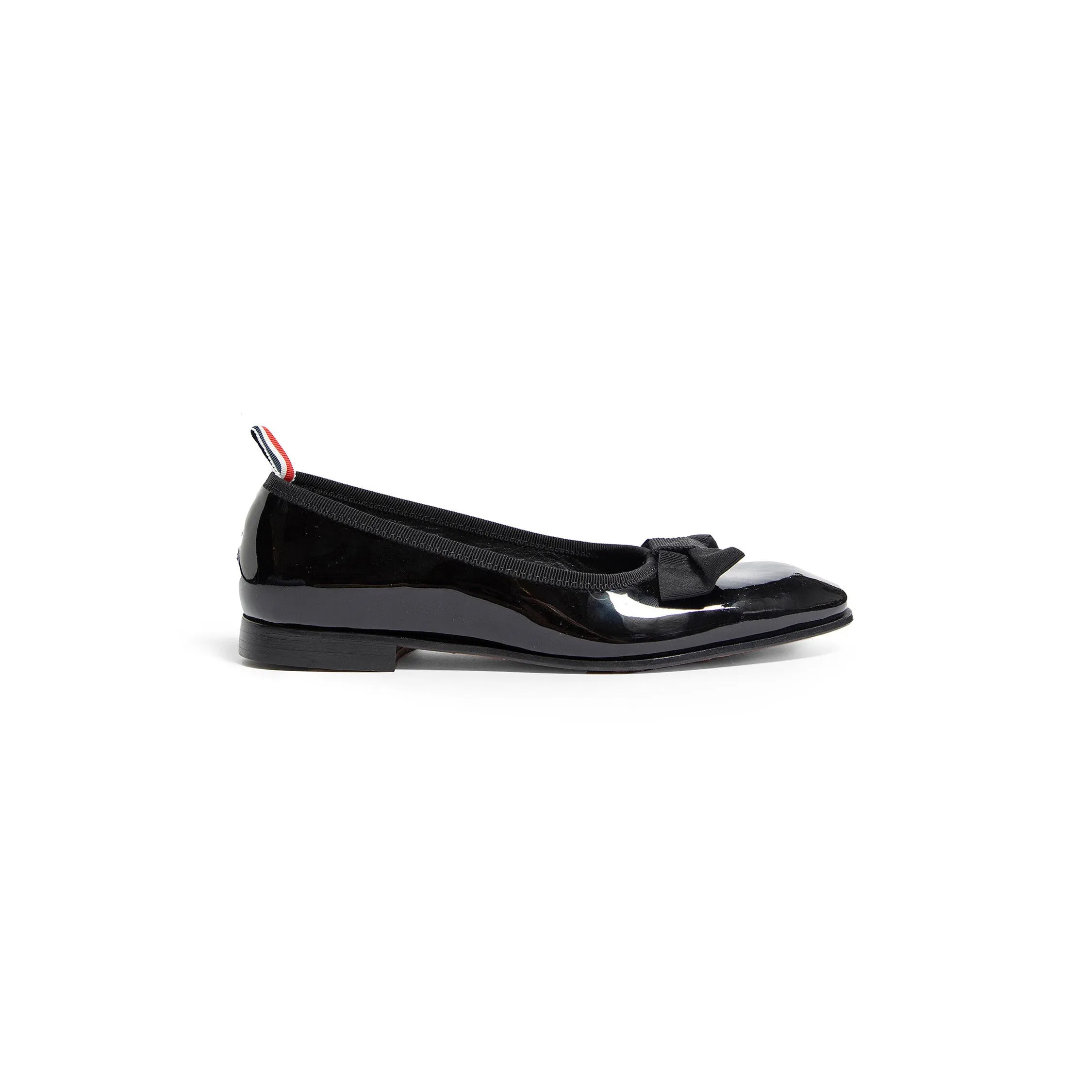 THOM BROWNE WOMAN BLACK FLATS