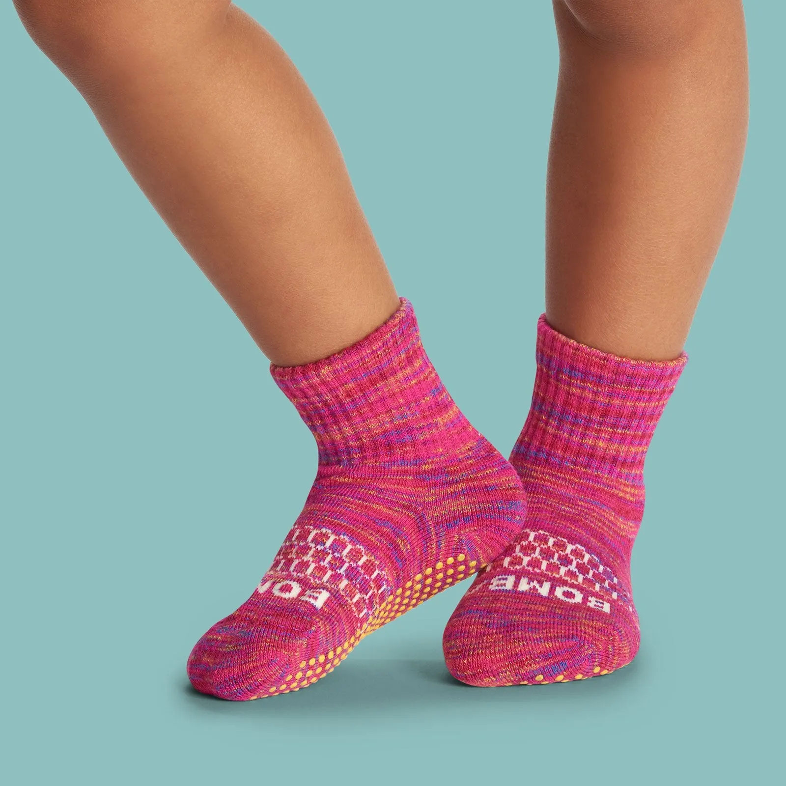 Toddler Space Dye Gripper Calf Sock 8-Pack