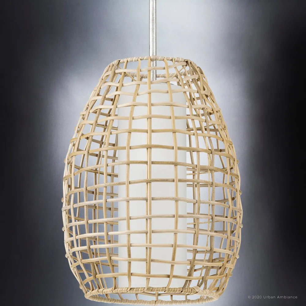 UHP1281 Bohemian Outdoor Pendant 16''H x 12''W, Galvanized Steel Finish, Cleveland Collection