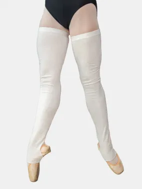 White Long Dance Leg Warmers MP907